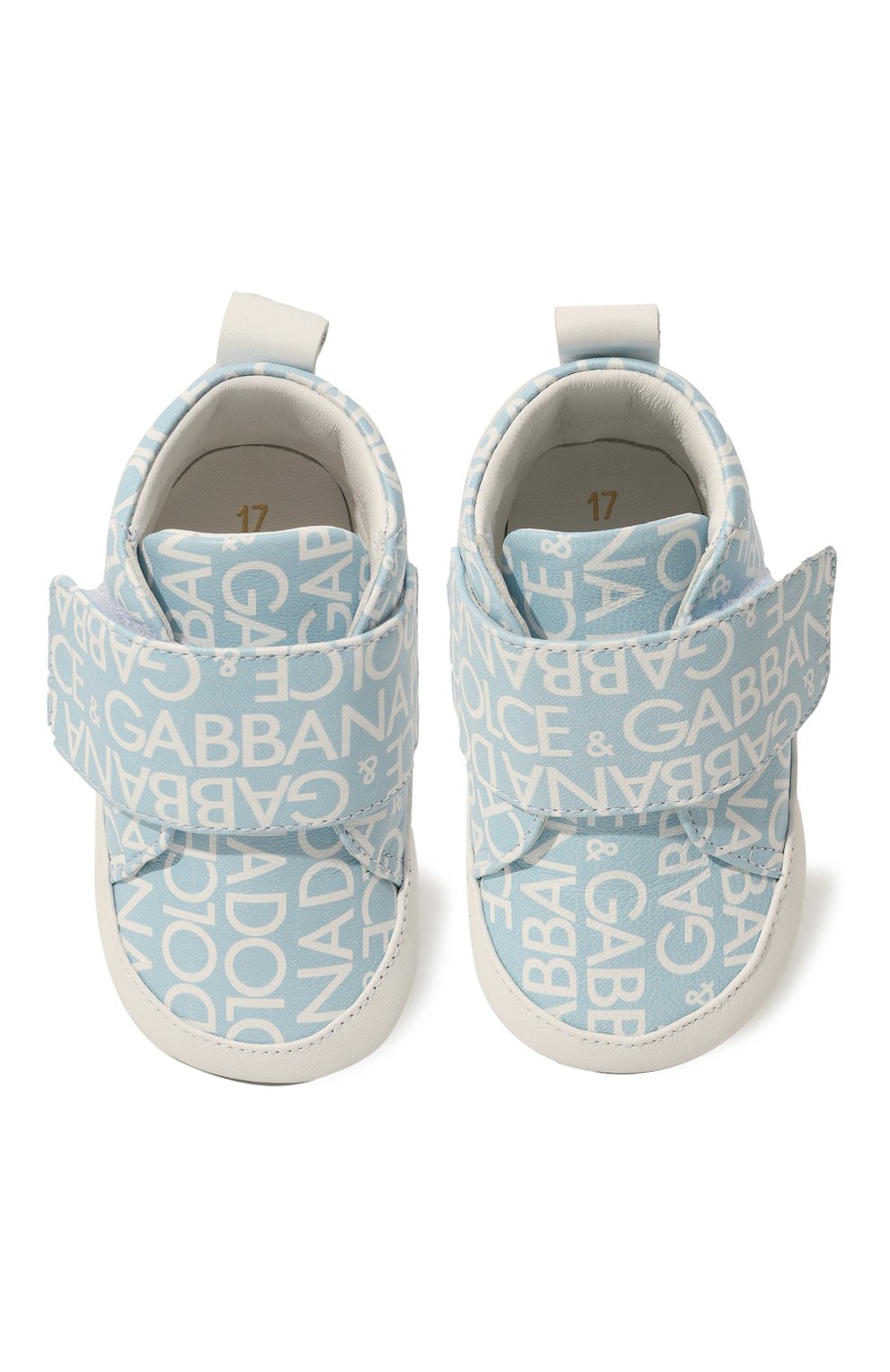 Кожаные пинетки DOLCE & GABBANA, арт. DK0130/AX179, фото 4