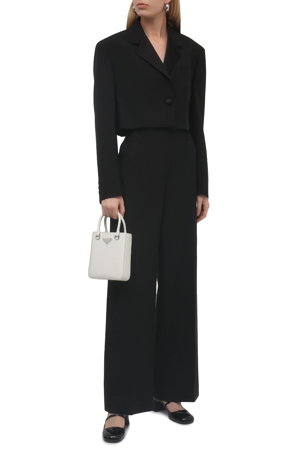 Жакет PRADA черного цвета по цене 240000 руб., арт. P514M-1Z9M-F0002-221, фото 2 Жакет PRADA, арт. P514M-1Z9M-F0002-221, фото 2