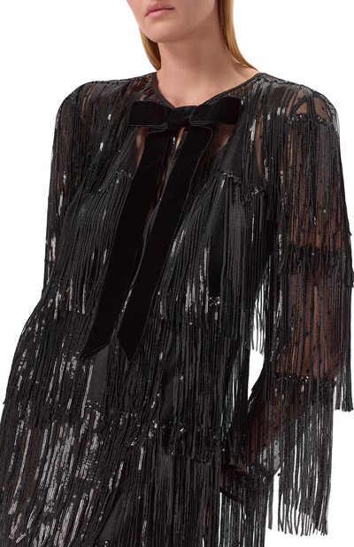 Платье с отделкой пайетками NINA RICCI, арт. 25ACR0048/PL0481, фото 4