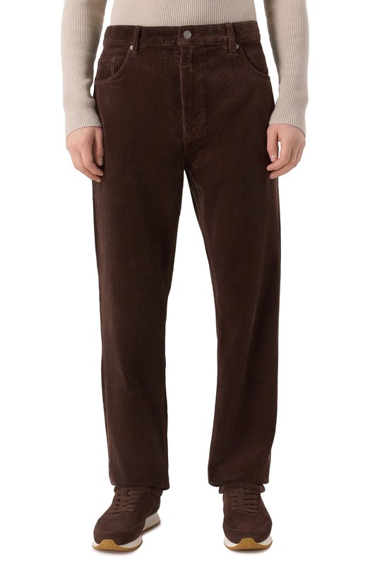 Вельветовые брюки 12 STOREEZ 134454 Коричневый  134454 Фото 3