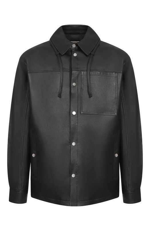 Кожаная куртка-рубашка MORDECAI 26E96MRU25S Чёрный 26E96MRU25S