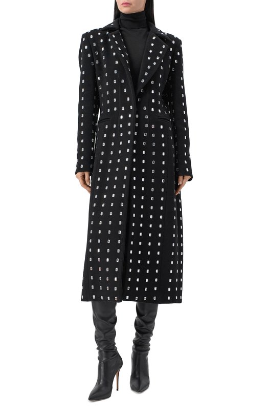 Шерстяное пальто Giuseppe di Morabito 05FW2C0071CR 05380A Чёрный  05FW2C0071CR 05380A Фото 3