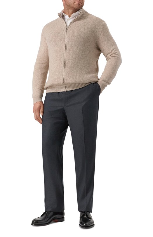 Шерстяные брюки Stefano Ricci M1T022L003/W610 Серый  M1T022L003/W610 Фото 2