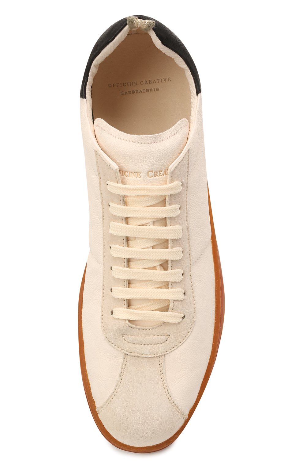 Кожаные кеды OFFICINE CREATIVE, арт. KARMA/012/0LIVER/GIAN0/FRIDA, фото 5