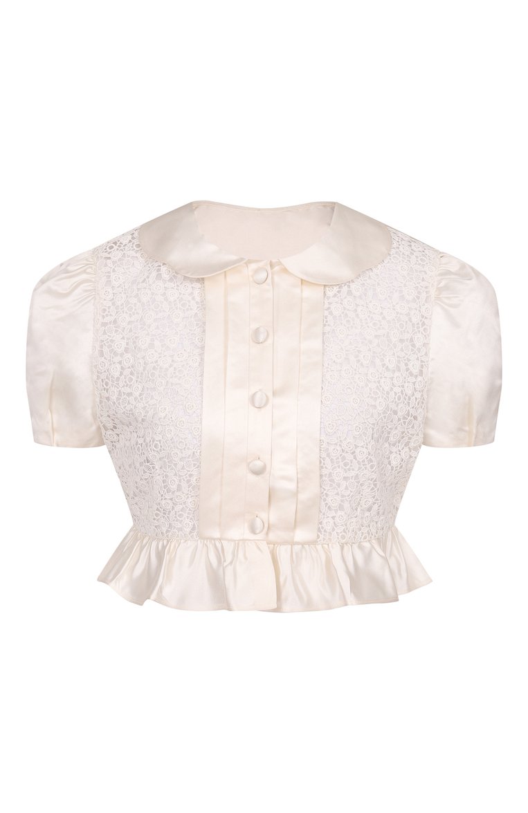 Шелковая блузка MIU MIU, арт. MK1482-24Z-F0K74, фото 1