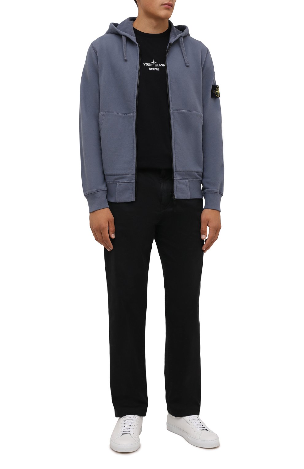 Хлопковая толстовка STONE ISLAND, арт. 751564220, фото 2