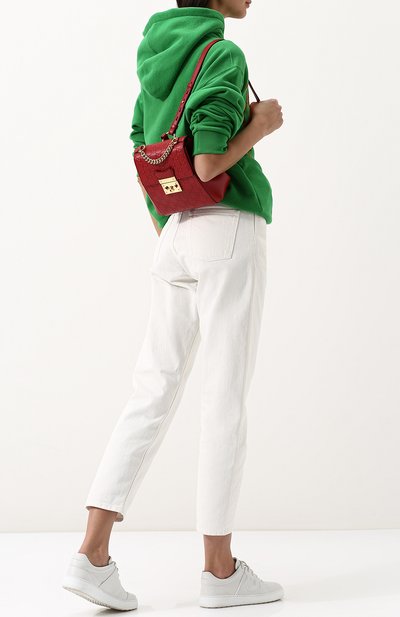 Рюкзак padlock signature GUCCI красного цвета по цене 238000 руб., арт. 498194/0DM1G, фото 2 Рюкзак padlock signature GUCCI, арт. 498194/0DM1G, фото 2