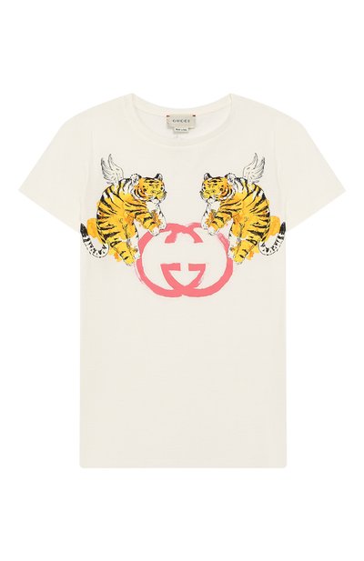 Хлопковая футболка GUCCI, арт. 554879/XJA0X, фото 1