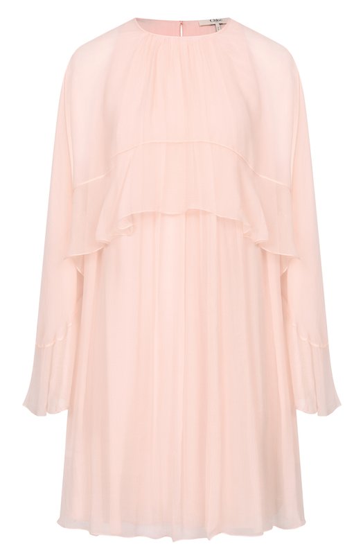 Шелковое платье Chloé CH26SR089001 Розовый CH26SR089001