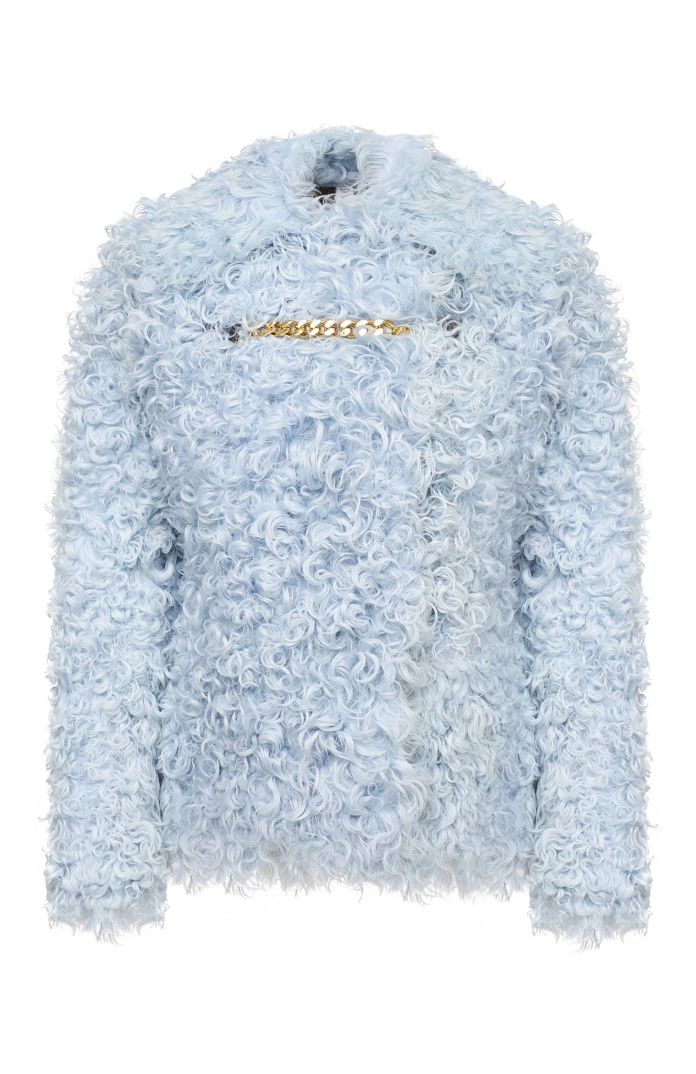 Шуба из овчины BURBERRY голубого цвета по цене 556500 руб., арт. 8030101, фото 1 Шуба из овчины BURBERRY, арт. 8030101, фото 1