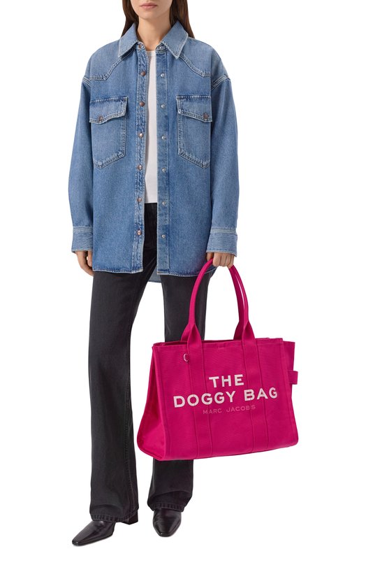 Сумка-тоут The Doggy MARC JACOBS (THE) 2R5HTT010H02 Розовый  2R5HTT010H02 Фото 7