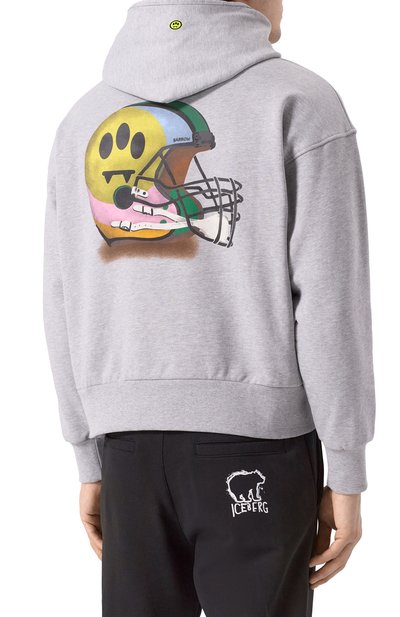 Хлопковое худи BARROW, арт. S5BWMAHS146, фото 4