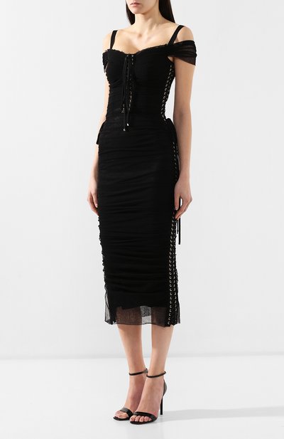 Платье со шнуровкой DOLCE & GABBANA, арт. F6E1ST/FLEAA, фото 3