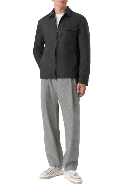Кашемировые брюки Giorgio Armani GM002253/TE17853 Серый  GM002253/TE17853 Фото 2