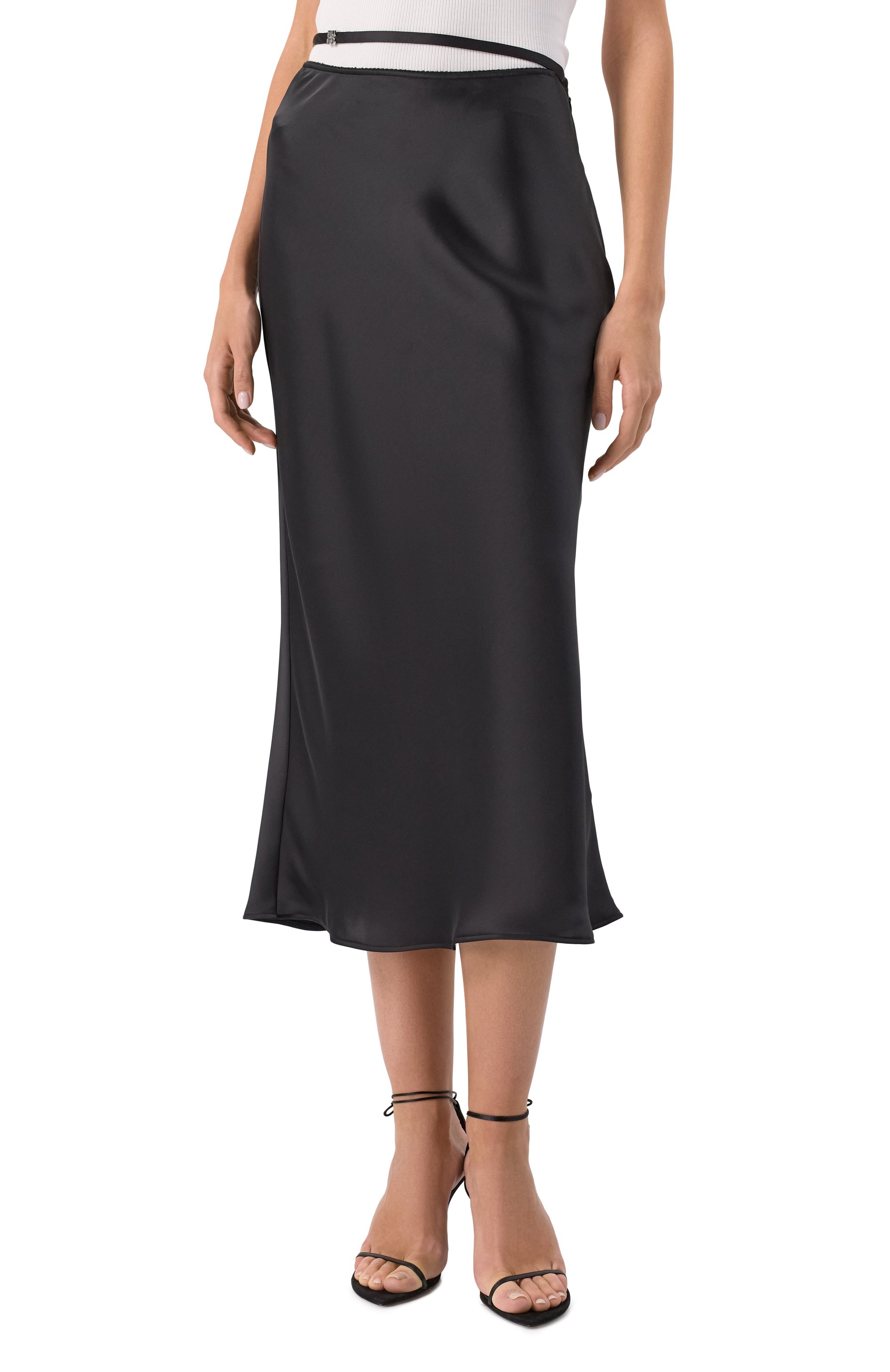 Атласная юбка HUGO, арт. 50536435, фото 3