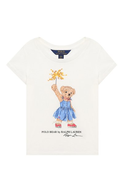 Хлопковая футболка POLO RALPH LAUREN, арт. 311790444, фото 1