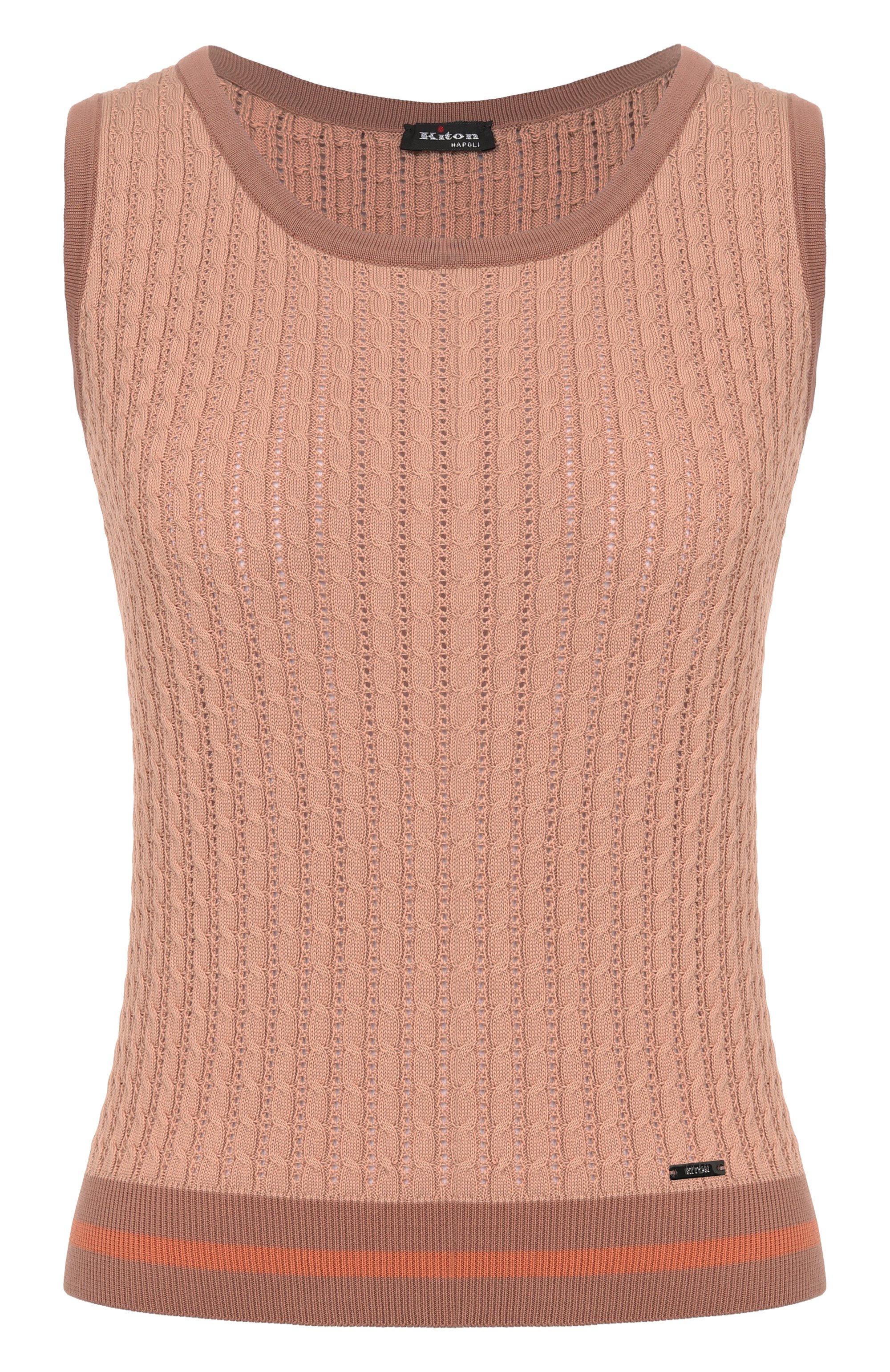 Хлопковый топ KITON, арт. D61783, фото 1