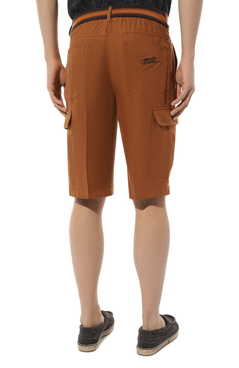 Шорты изо льна и шелка ZILLI, арт. CS611BM0850VZS000, фото 4