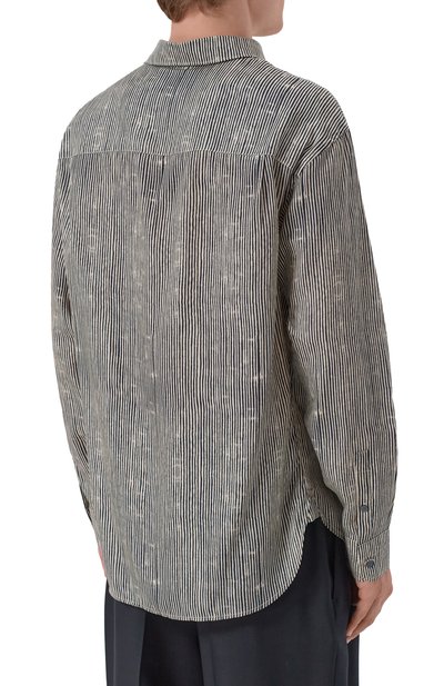 Рубашка из лиоцелла и вискозы EMPORIO ARMANI, арт. EM004178/AF14214, фото 4