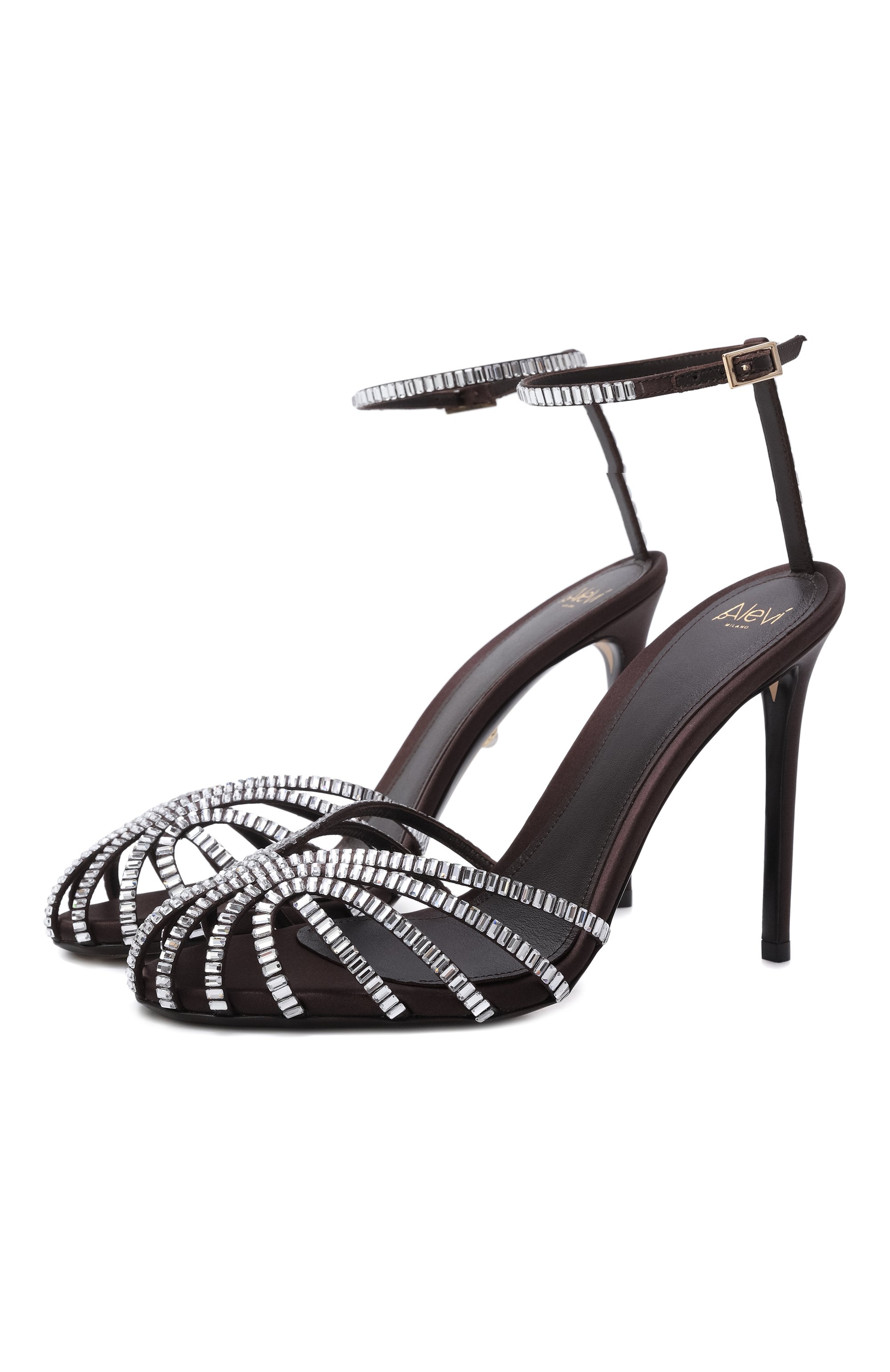 Атласные босоножки penelope 110 ALEVI MILANO, арт. L26SC015.U.0222X09/SATIN, фото 1