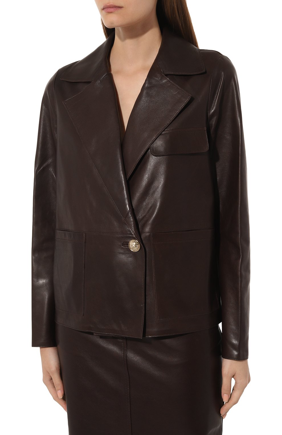 Кожаный жакет VENERA M., арт. 1871, фото 3
