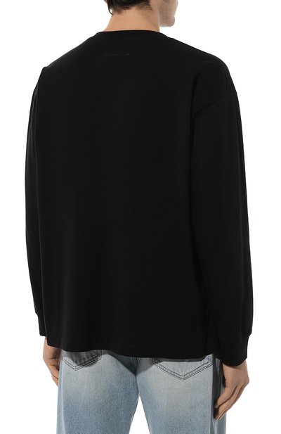 Хлопковый лонгслив MM6, арт. SH0GC0028/S24312, фото 4