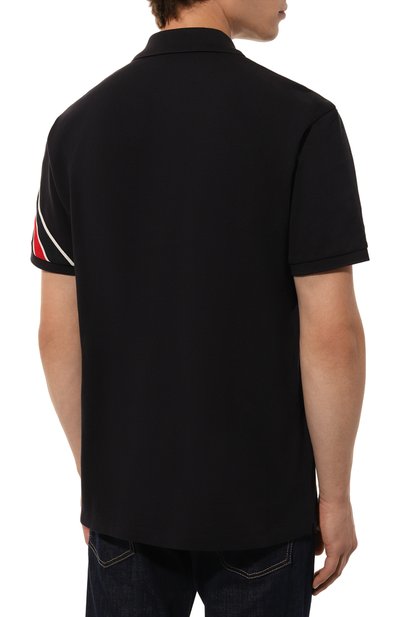 Хлопковое поло MONCLER, арт. 8A000-02-89A16, фото 4