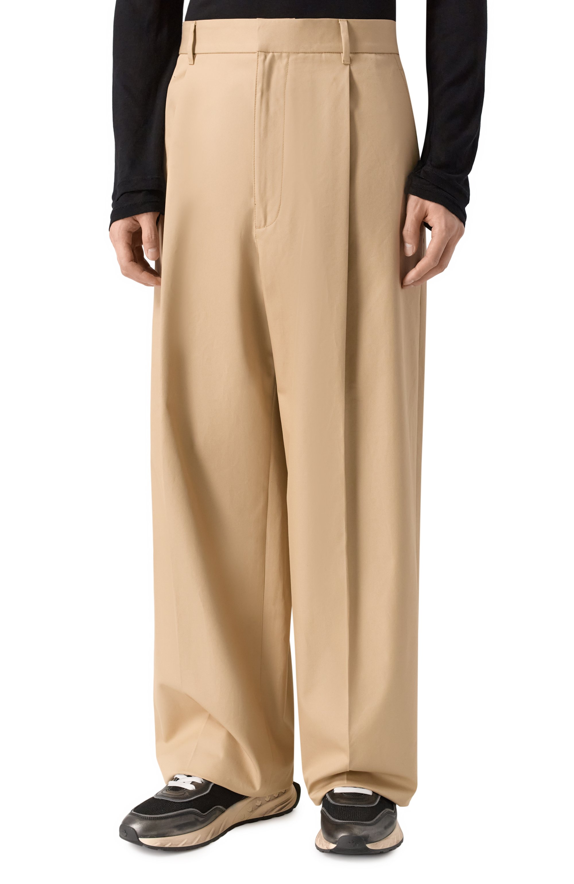 Хлопковые брюки DSQUARED2 бежевого цвета по цене 84400 руб., арт. S74KB1132/S41794, фото 3 Хлопковые брюки DSQUARED2, арт. S74KB1132/S41794, фото 3