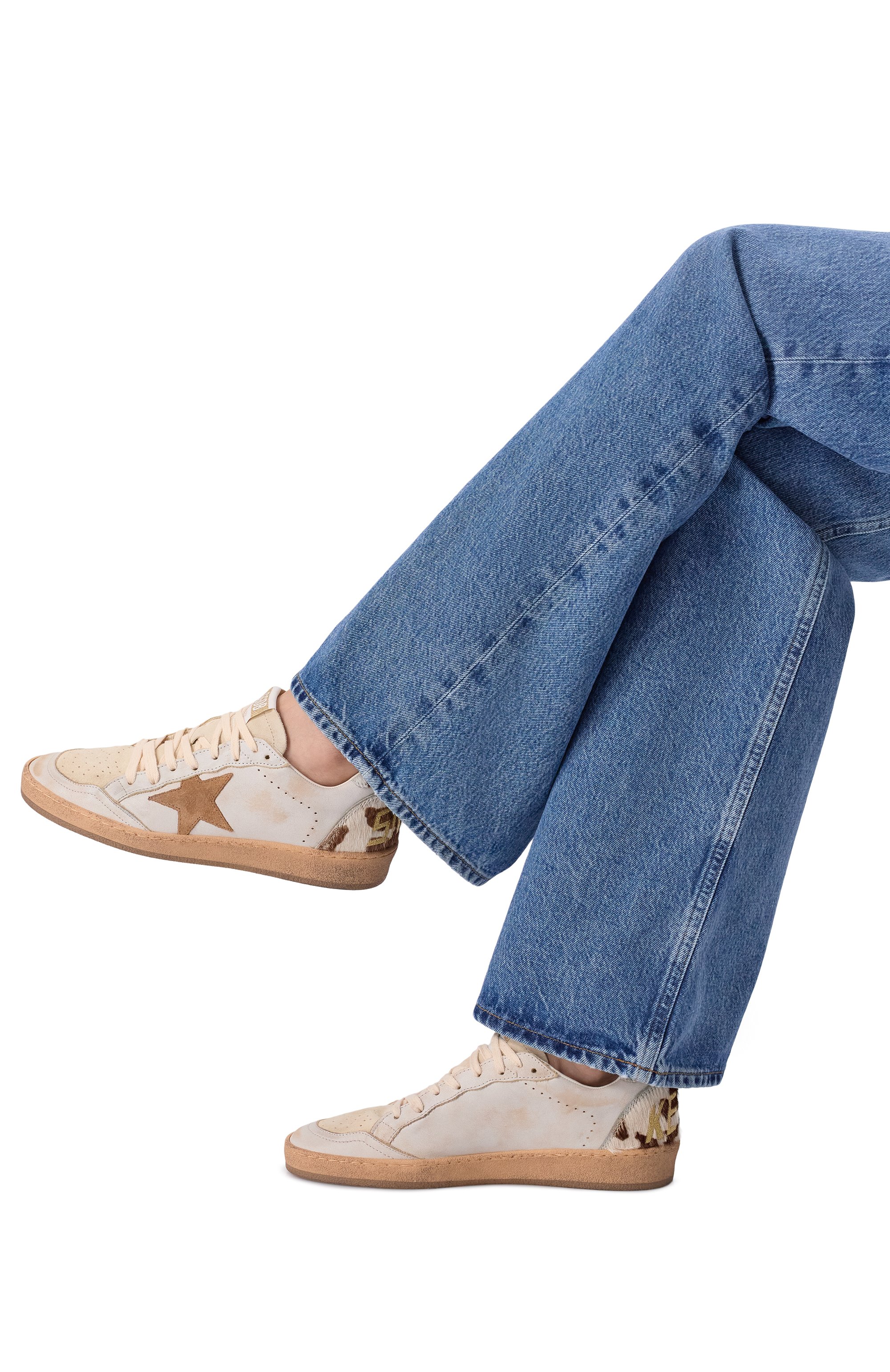 Кожаные кеды ball star GOLDEN GOOSE DELUXE BRAND, арт. GWF00117.F007563, фото 2