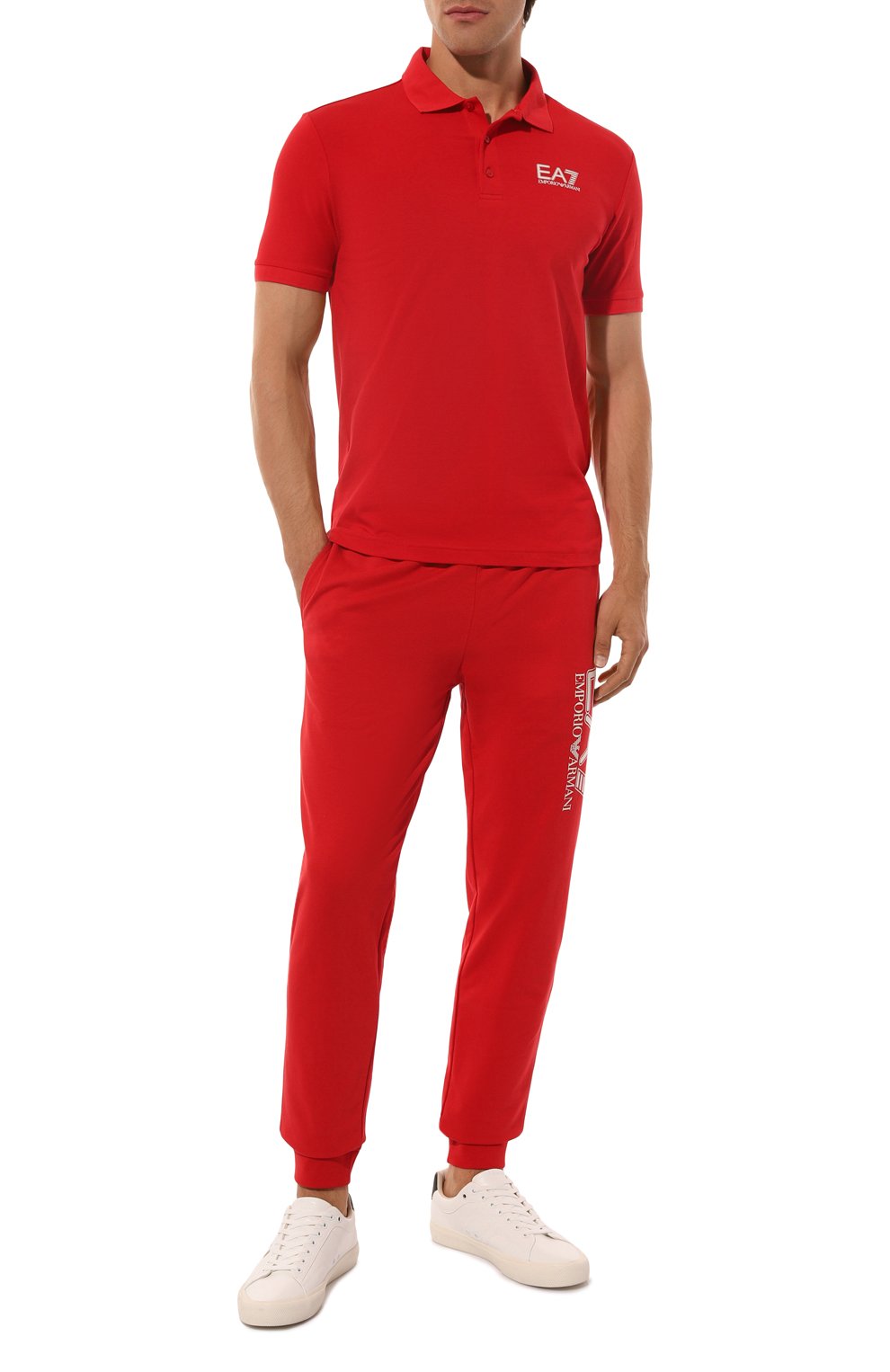 Хлопковые джоггеры EA7, арт. 6DPP87/PJVRZ, фото 2