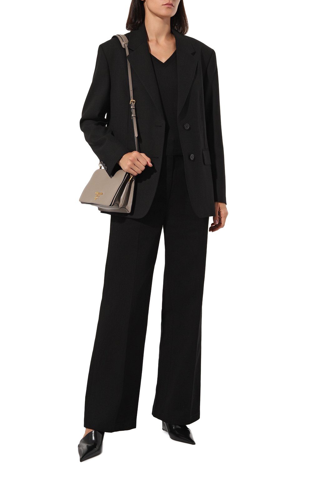 Пуловер из кашемира и шелка PRADA, арт. P24N1F-10G4-F0002-221, фото 2