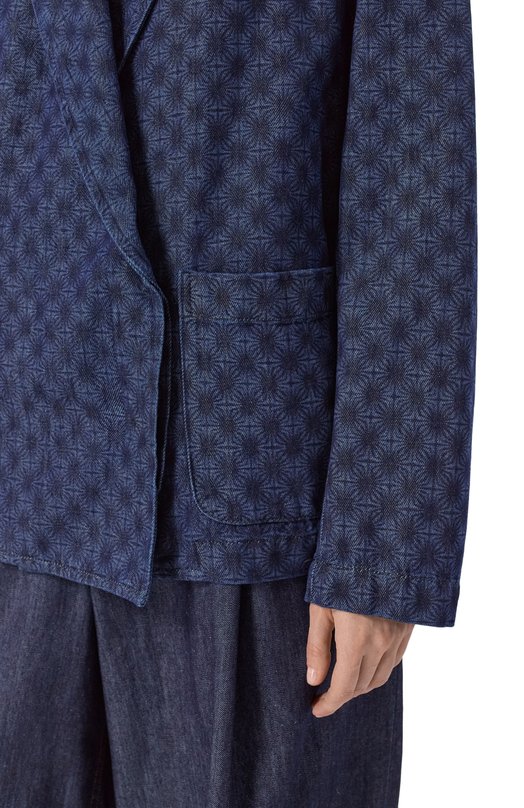 Джинсовый жакет Dries Van Noten 130516/3387 Синий  130516/3387 Фото 5