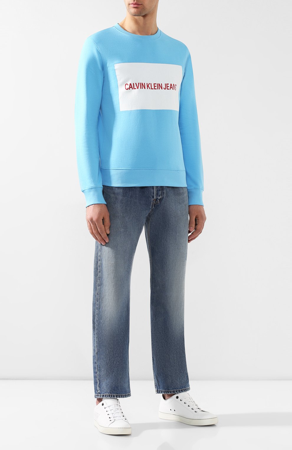 Хлопковый свитшот CALVIN KLEIN JEANS, арт. J30J307744, фото 2