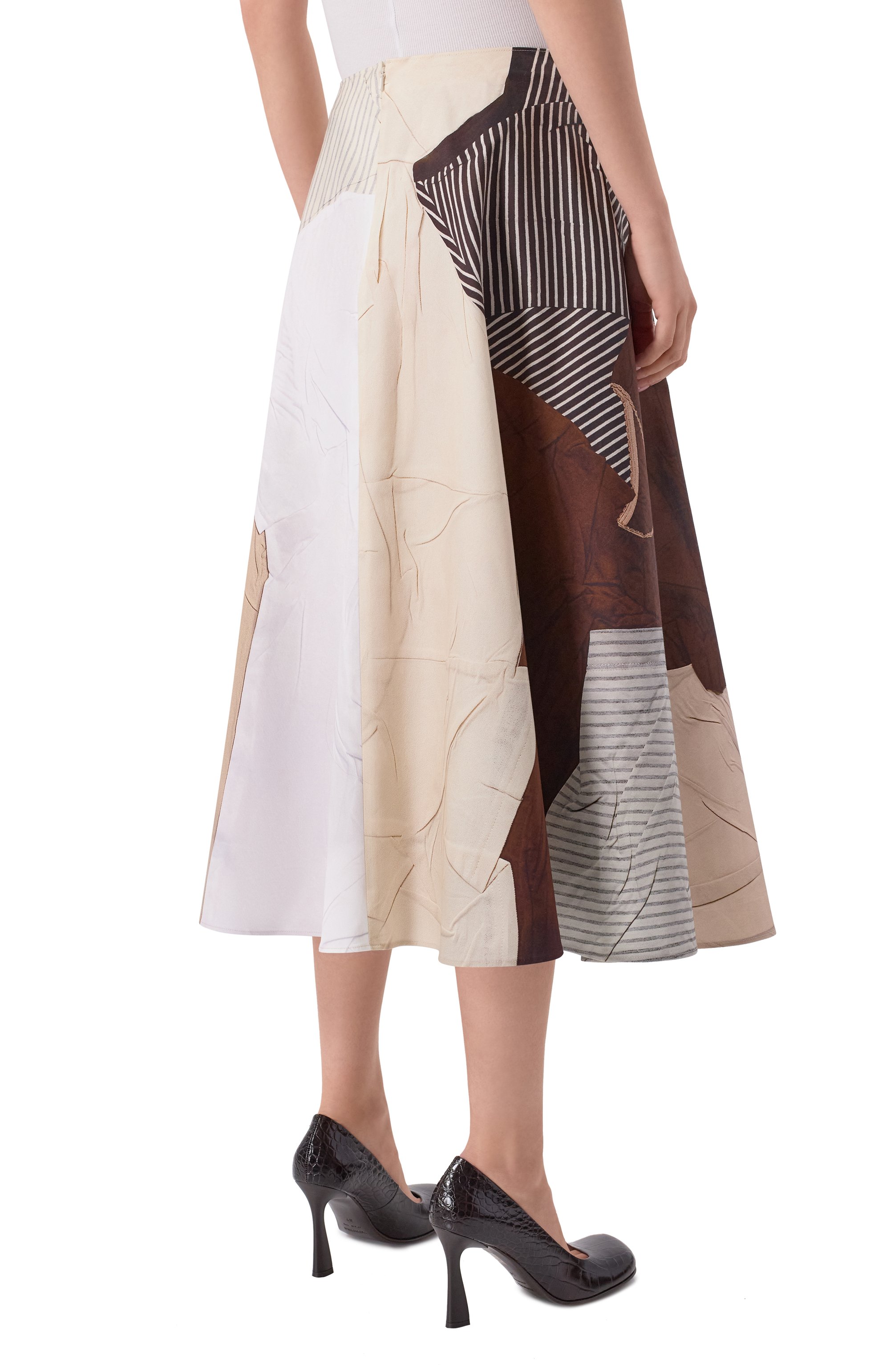 Хлопковая юбка MOSCHINO, арт. A0132/0426, фото 4