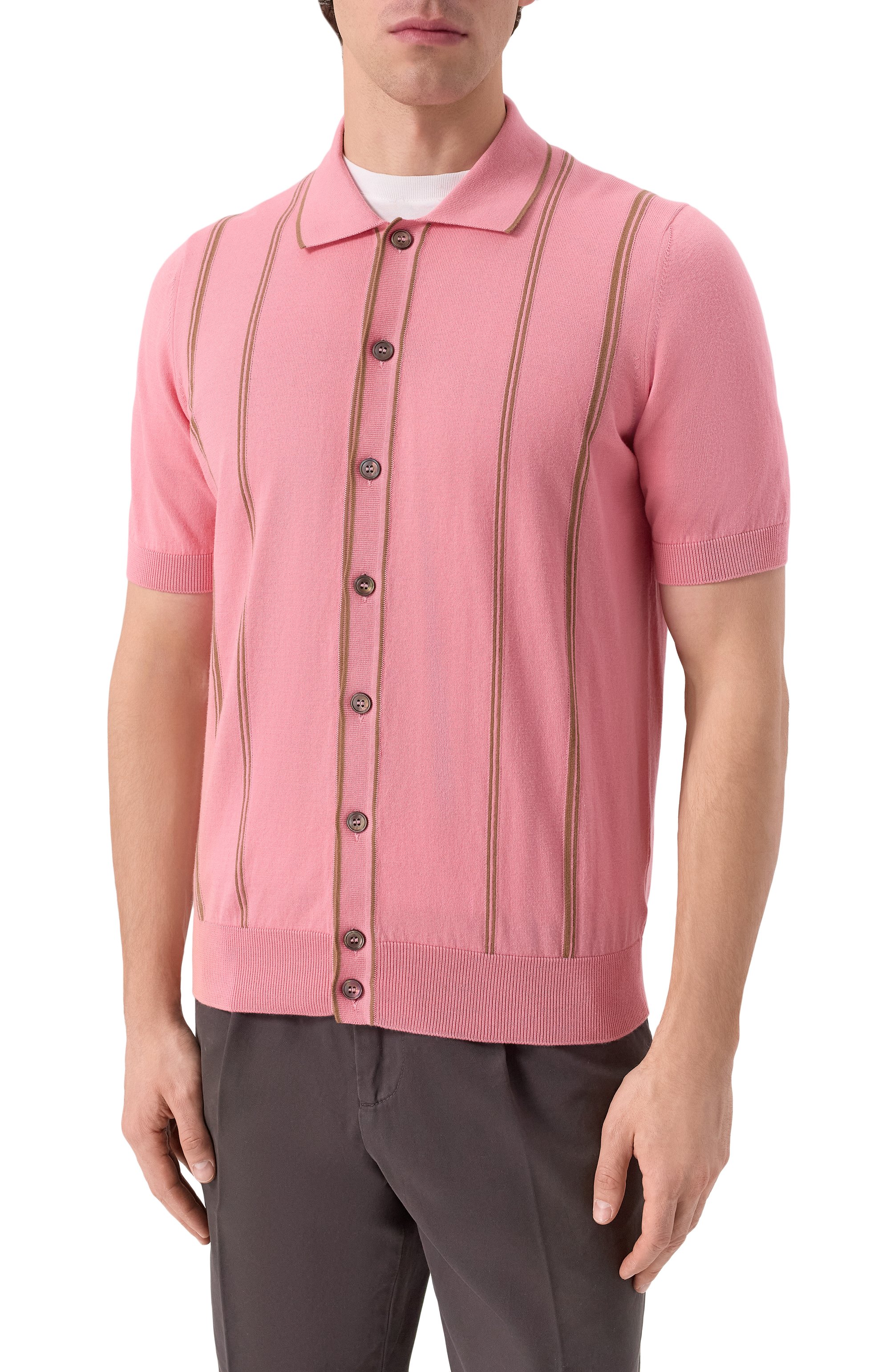 Хлопковая рубашка GRAN SASSO, арт. 59135/18041, фото 3