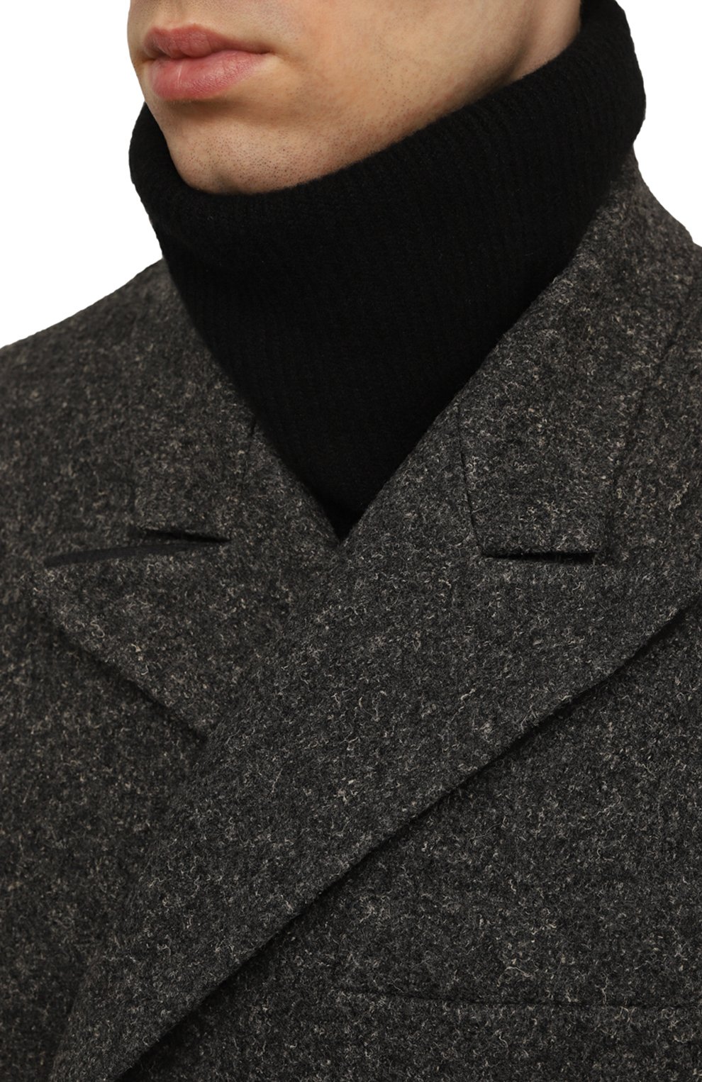 Шерстяной шарф-снуд RICK OWENS, арт. RU02D6484/KWV, фото 2
