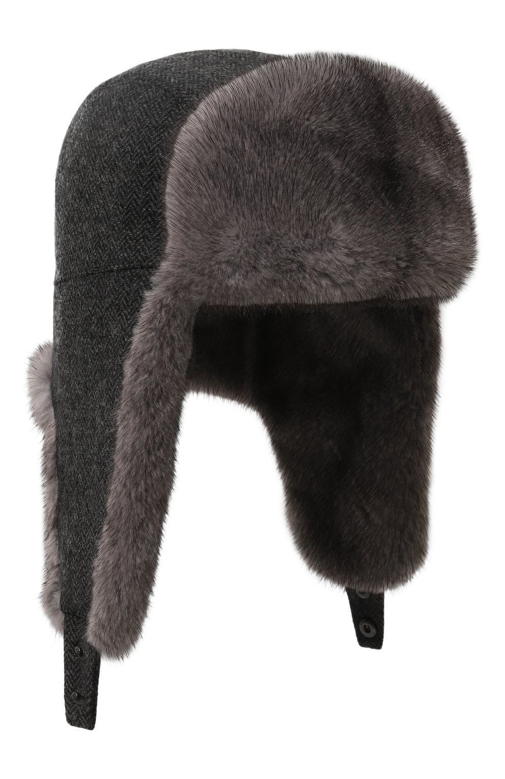 Шапка-ушанка с отделкой из меха норки VICTORIA KUSENKOVA, арт. 338700644159, фото 1