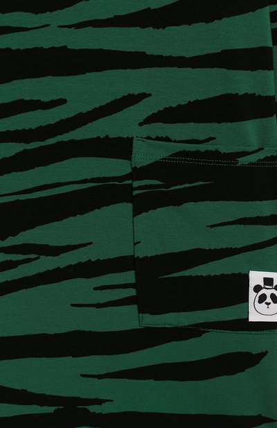 Платье из лиоцелла MINI RODINI зеленого цвета по цене 5200 руб., арт. 20250131, фото 3 Платье из лиоцелла MINI RODINI, арт. 20250131, фото 3