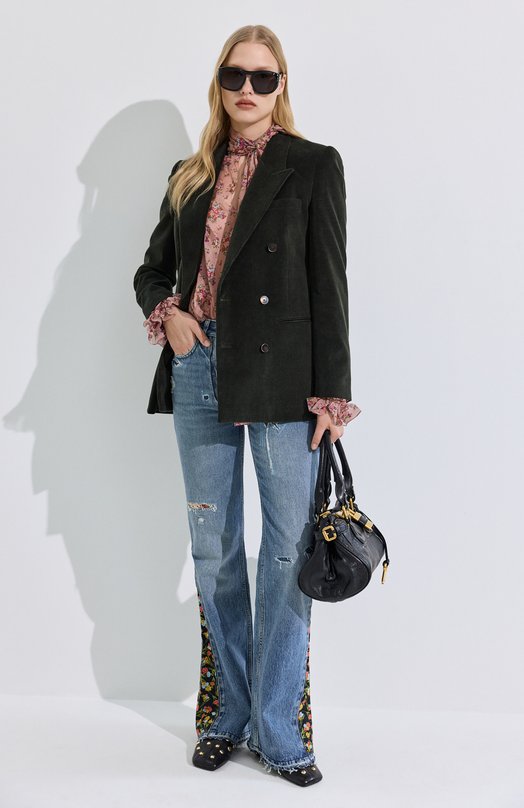 Кожаные балетки Rita Chloé CH26S16TUR Чёрный  CH26S16TUR Фото 7