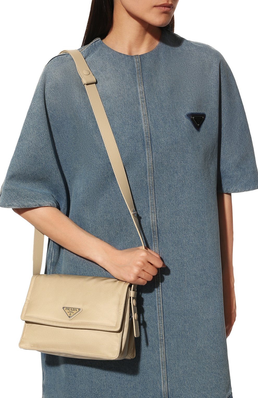 Сумка re-nylon small PRADA, арт. 1BD313-RDLN-F0F24-OOO, фото 2