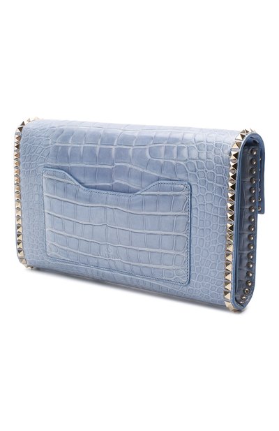 Клатч rockstud no limit VALENTINO голубого цвета по цене 1730000 руб., арт. RW2B0C43/C0D/AMIS, фото 3 Клатч rockstud no limit VALENTINO, арт. RW2B0C43/C0D/AMIS, фото 3