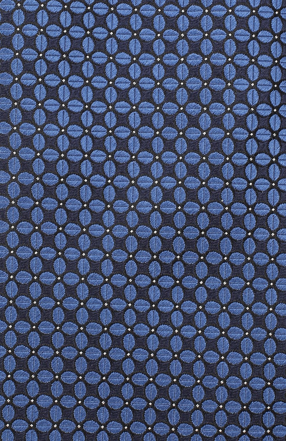 Шелковый галстук ZEGNA темно-синего цвета по цене 19650 руб., арт. Z9W03/1UM, фото 3 Шелковый галстук ZEGNA, арт. Z9W03/1UM, фото 3