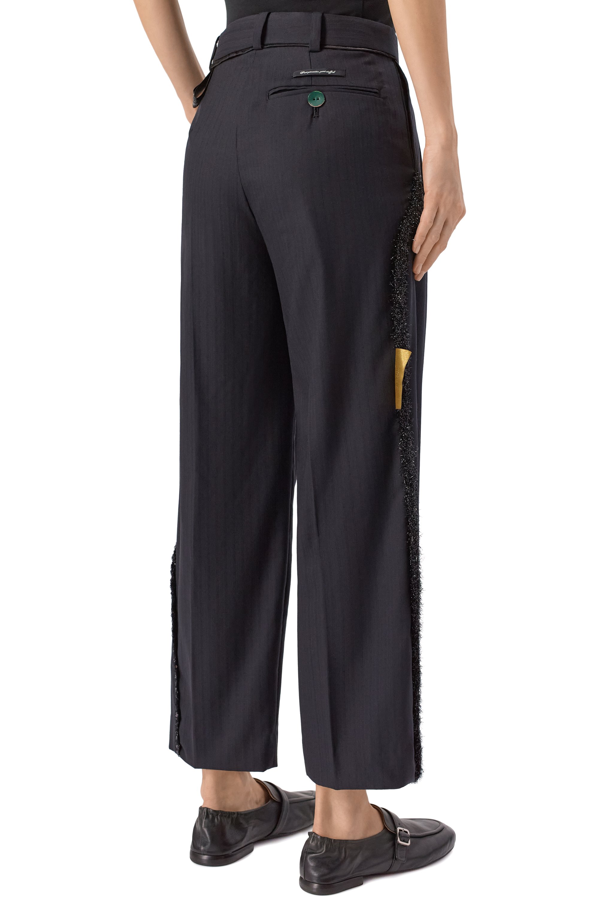 Шерстяные брюки UNDERCOVER, арт. UC2E1509-1, фото 4