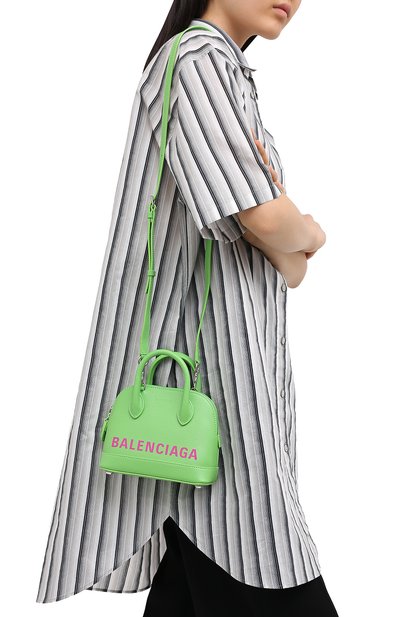 Сумка ville xxs BALENCIAGA зеленого цвета по цене 119000 руб., арт. 550646/1IZ33, фото 5 Сумка ville xxs BALENCIAGA, арт. 550646/1IZ33, фото 5