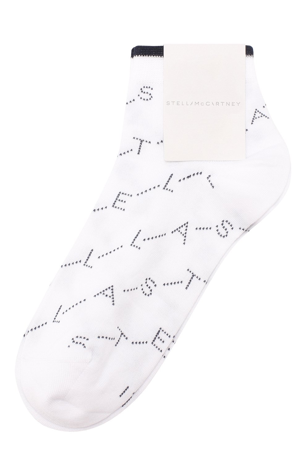 Хлопковые носки STELLA MCCARTNEY белого цвета по цене 5670 руб., арт. 561085/S1949, фото 1 Хлопковые носки STELLA MCCARTNEY, арт. 561085/S1949, фото 1