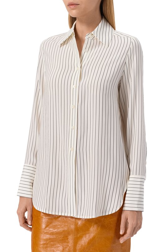 Шелковая рубашка Co 1866NLSS-C0RE Кремовый  1866NLSS-C0RE Фото 3