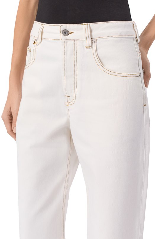 Джинсы Jacquemus 25HPAW00036AD0/0040 Белый  25HPAW00036AD0/0040 Фото 5