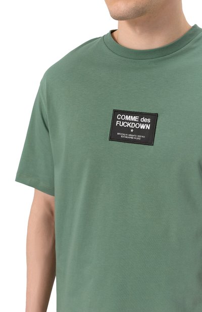 Хлопковая футболка COMME DES FUCKDOWN, арт. CFABM01526, фото 5
