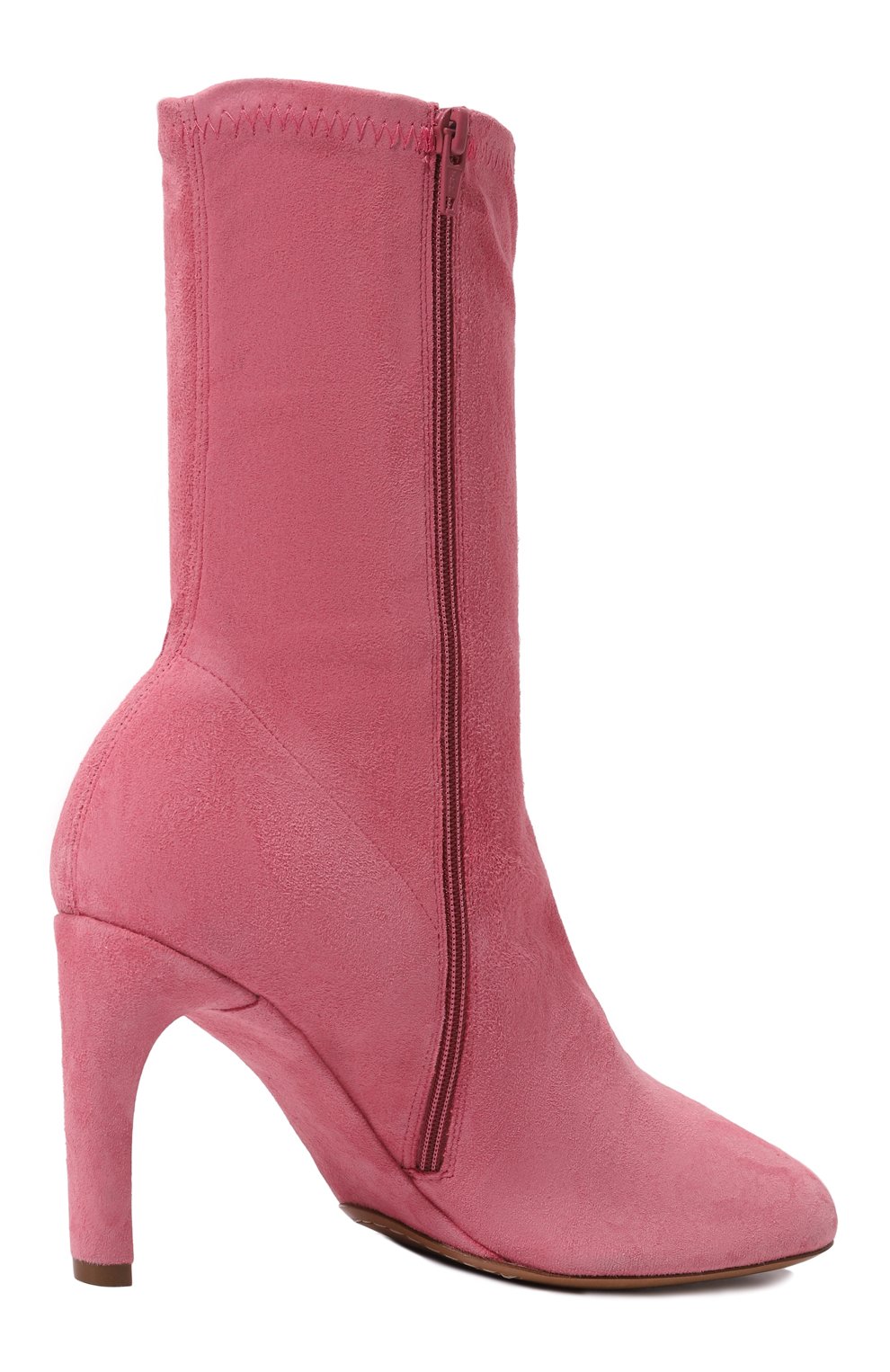 Замшевые ботильоны DRIES VAN NOTEN розового цвета по цене 69950 руб., арт. WW232-201, фото 5 Замшевые ботильоны DRIES VAN NOTEN, арт. WW232-201, фото 5