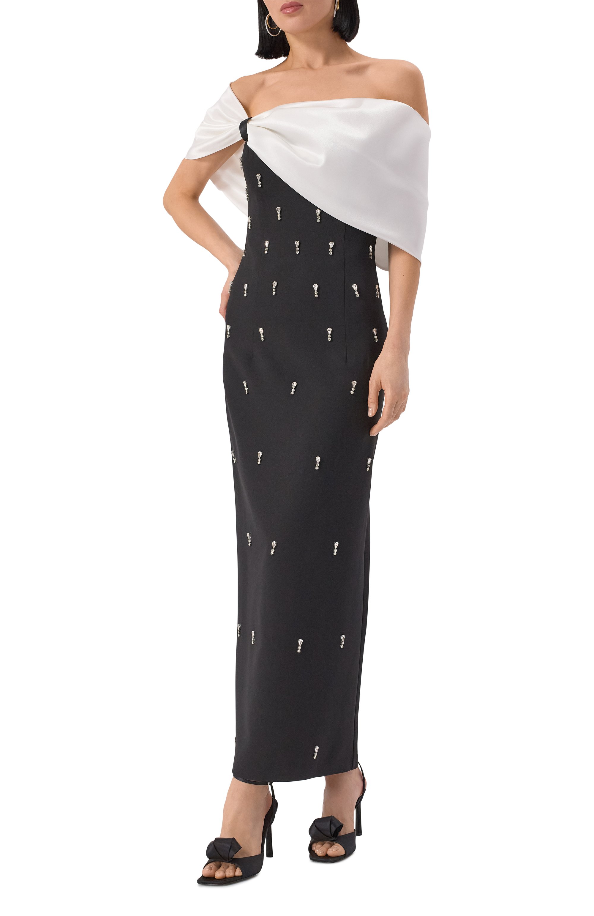 Платье с отделкой стразами SASHA KIM, арт. УТ-00001742, фото 2